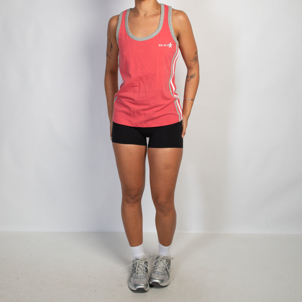 PINK COTTON TANK TOP