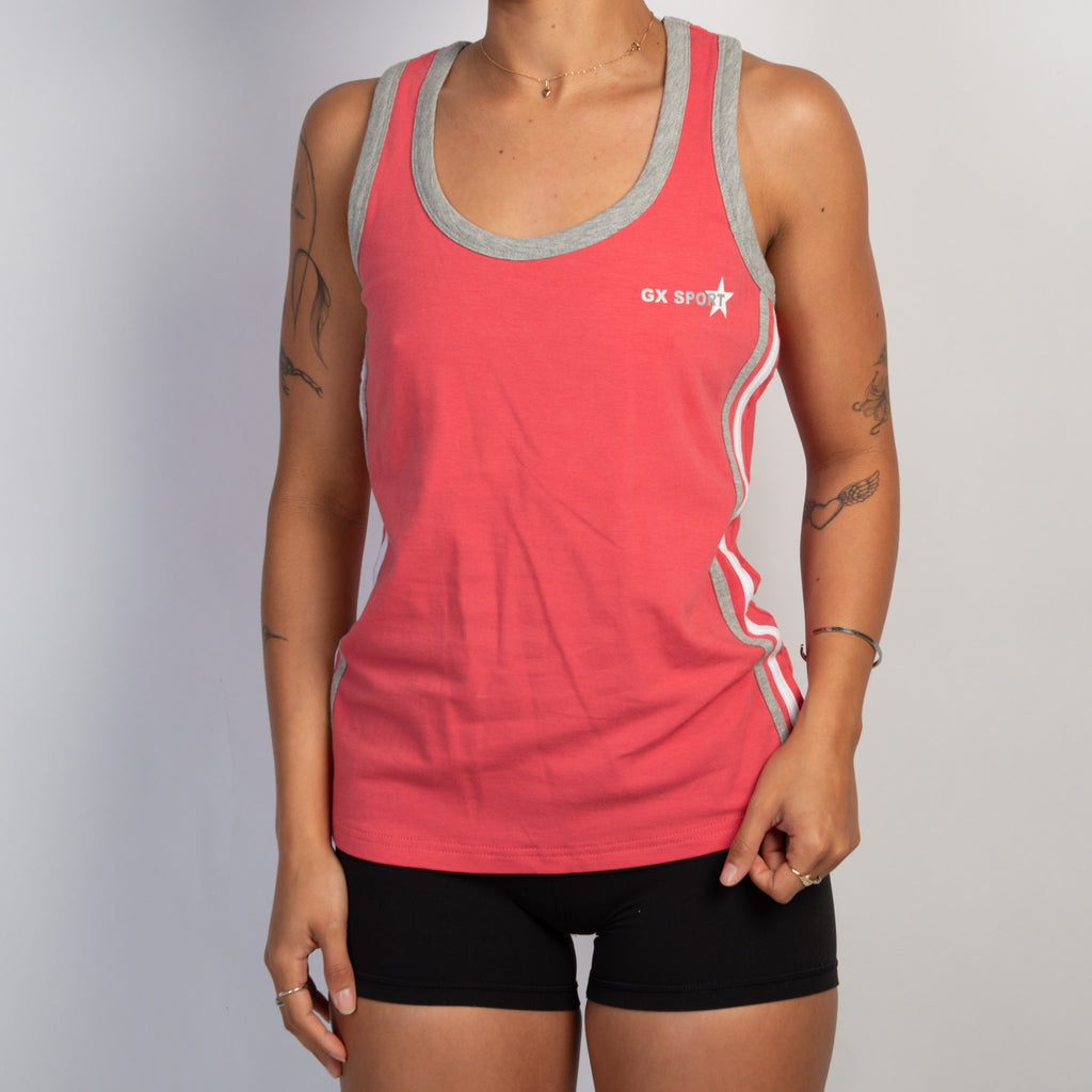 PINK COTTON TANK TOP