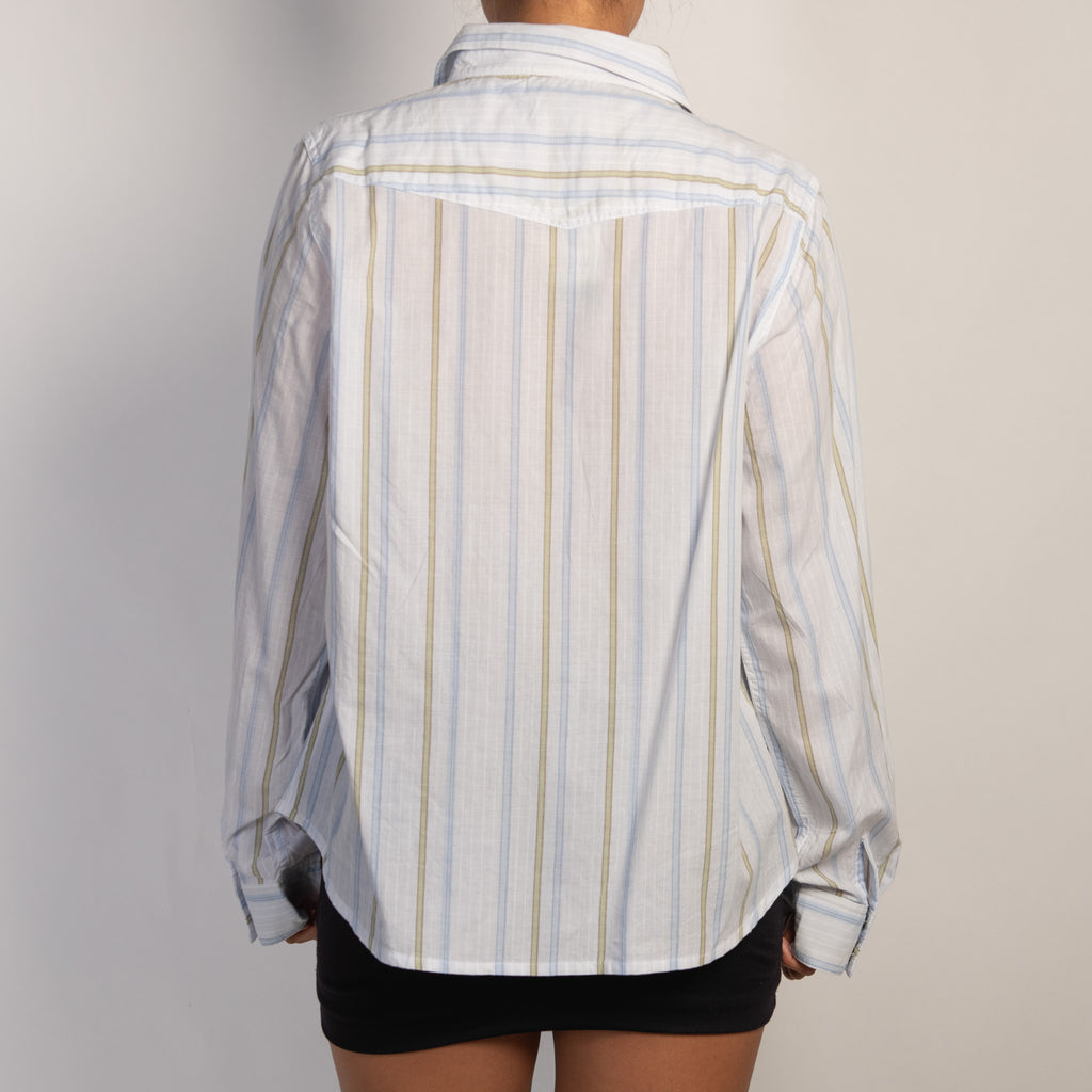 STRIPE COTTON BLOUSE