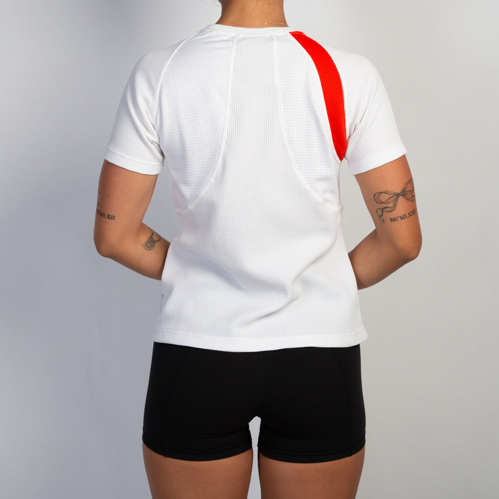 WHITE ACTIVE TEE