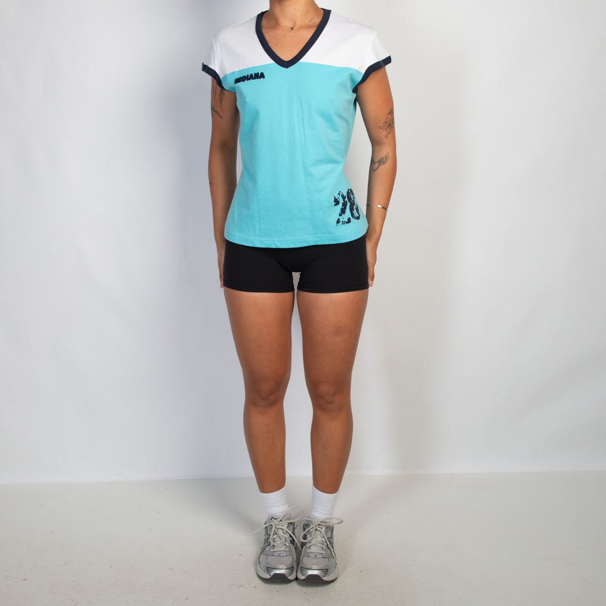 BLUE COTTON TEE