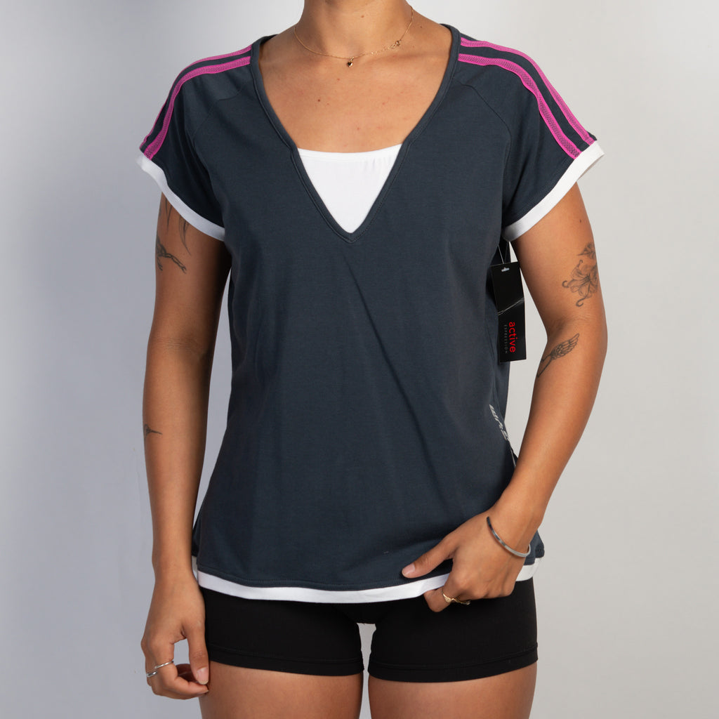 CHARCOAL COTTON TSHIRT