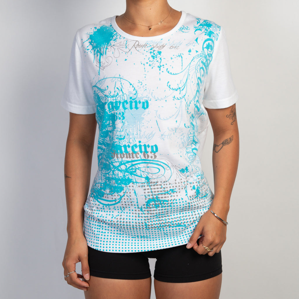 BLUE GRAPHIC TSHIRT