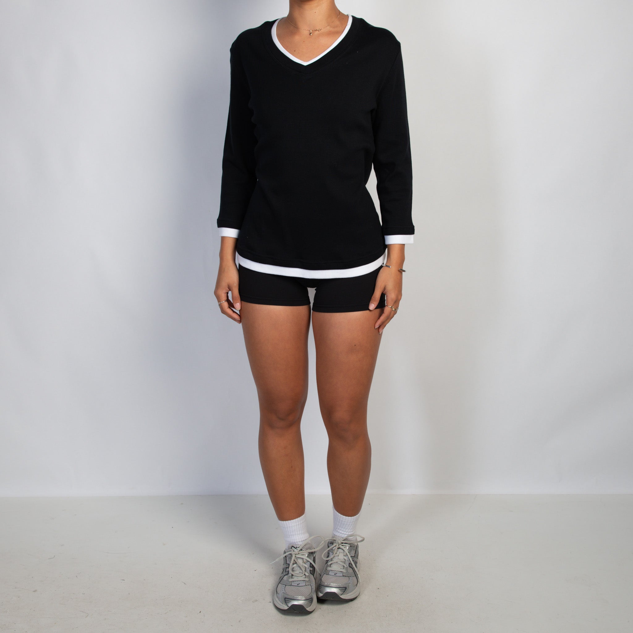 BLACK LAYERED TOP