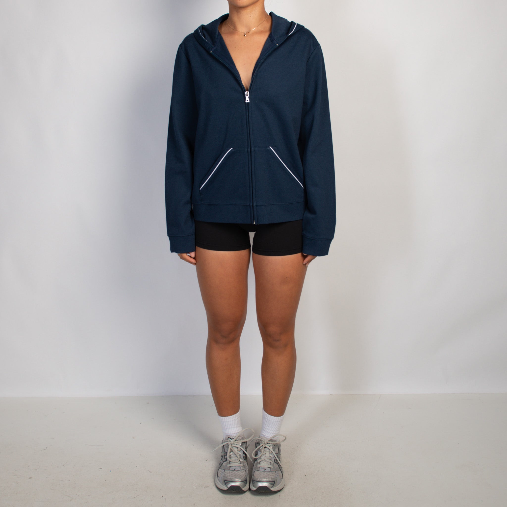 NAVY COTTON JACKET