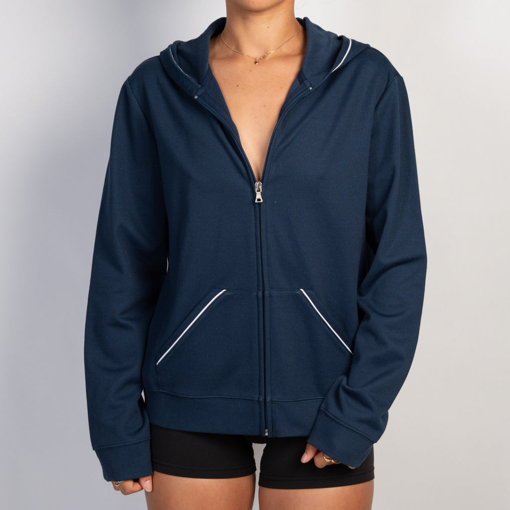 NAVY COTTON JACKET
