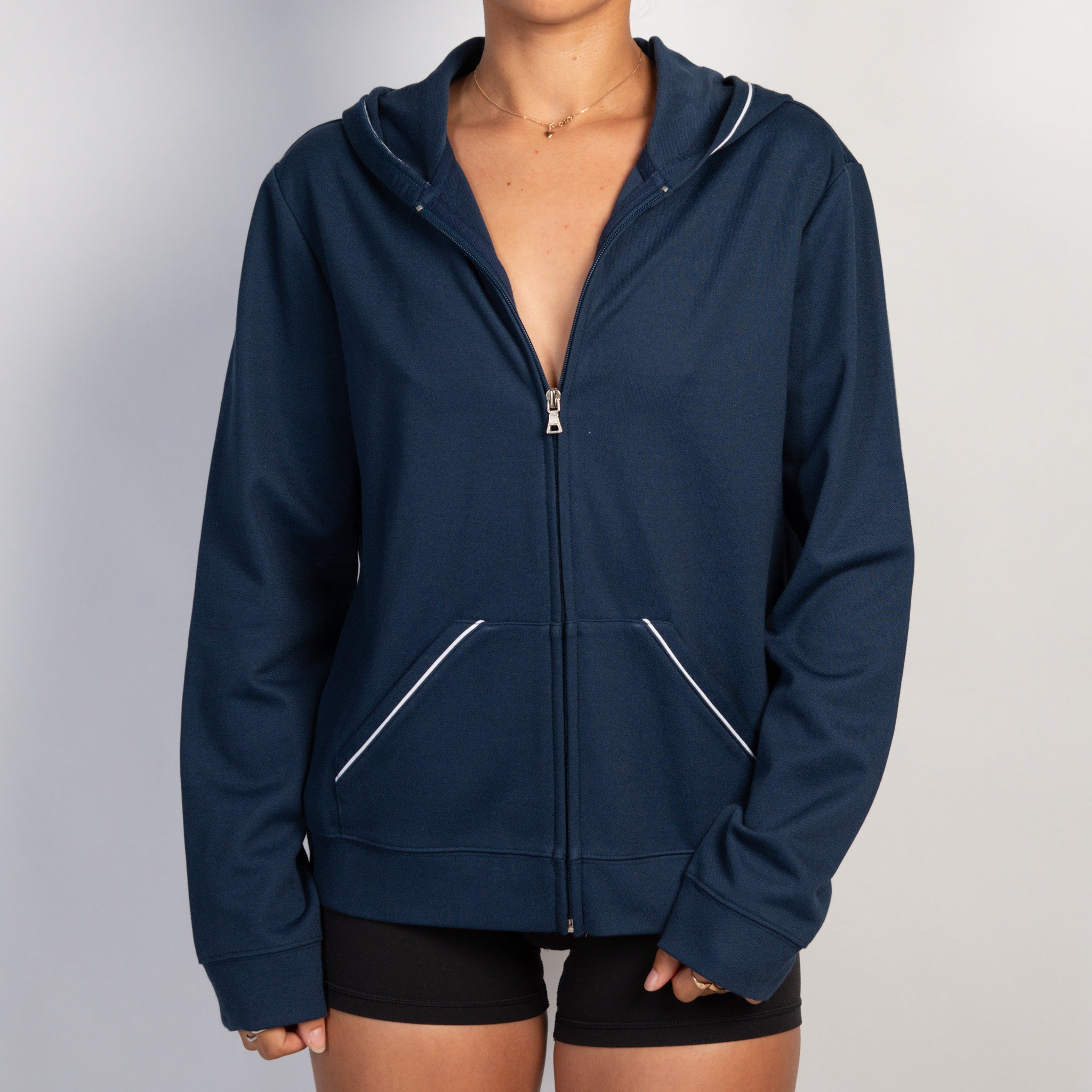 NAVY COTTON JACKET