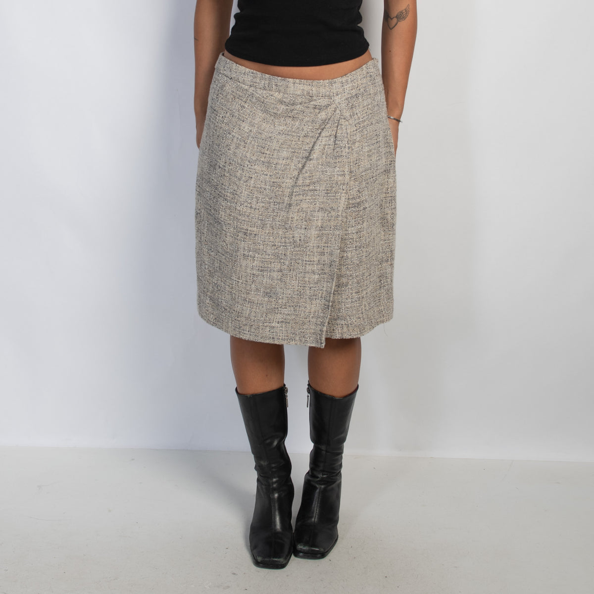 MARLE TEXTURED SKIRT
