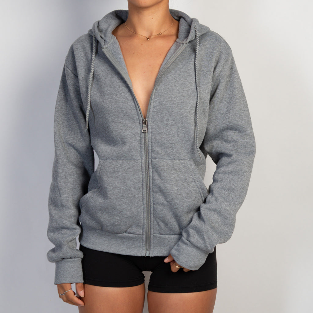 GREY FLEECE JACKET