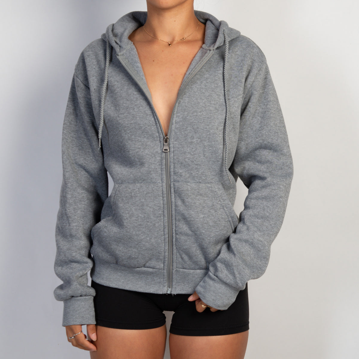 GREY FLEECE JACKET
