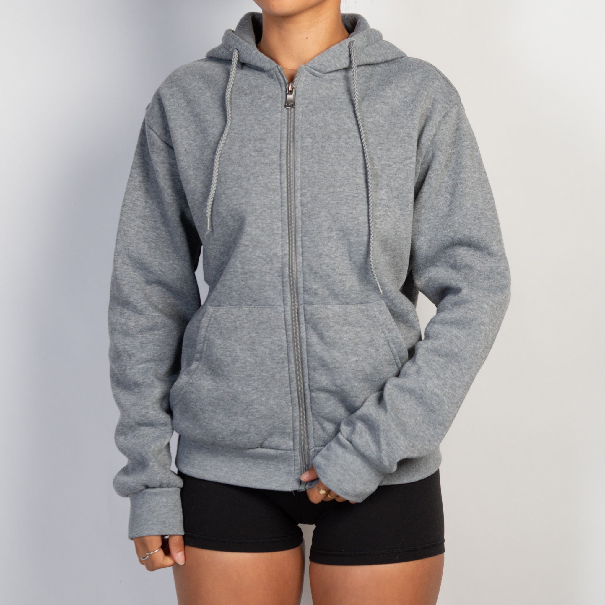 GREY FLEECE JACKET