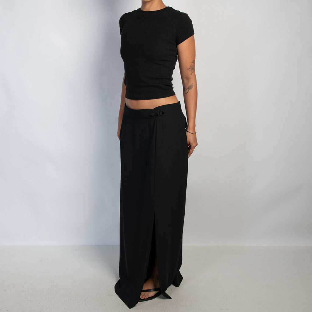 BLACK MAXI SKIRT