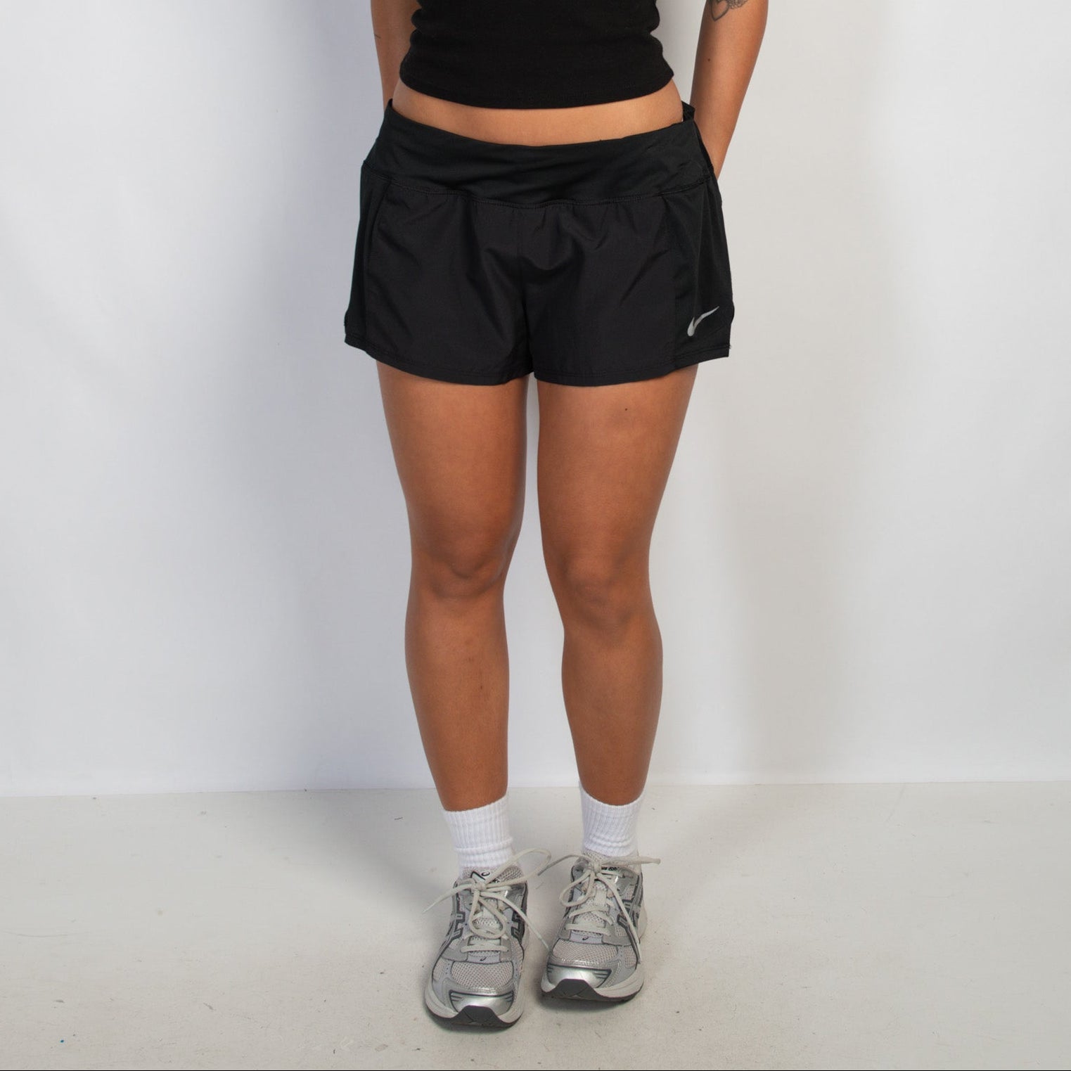 BLACK DRI FIT SHORTS