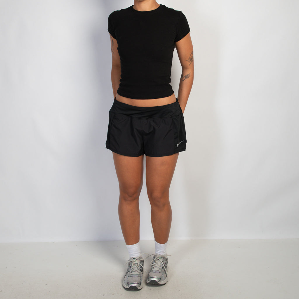 BLACK DRI FIT SHORTS