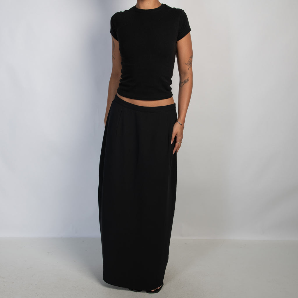 BLACK MAXI SKIRT