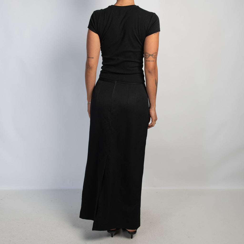 BLACK MAXI SKIRT