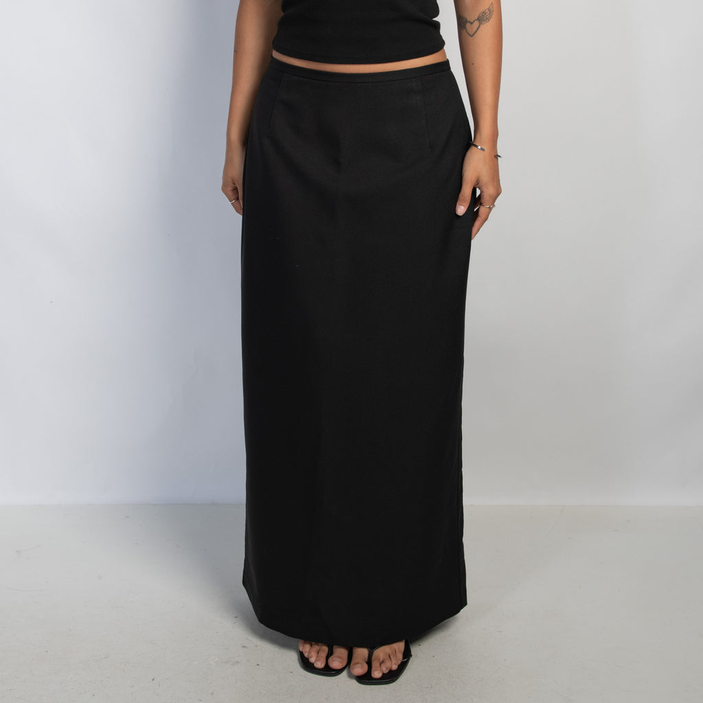 BLACK MAXI SKIRT