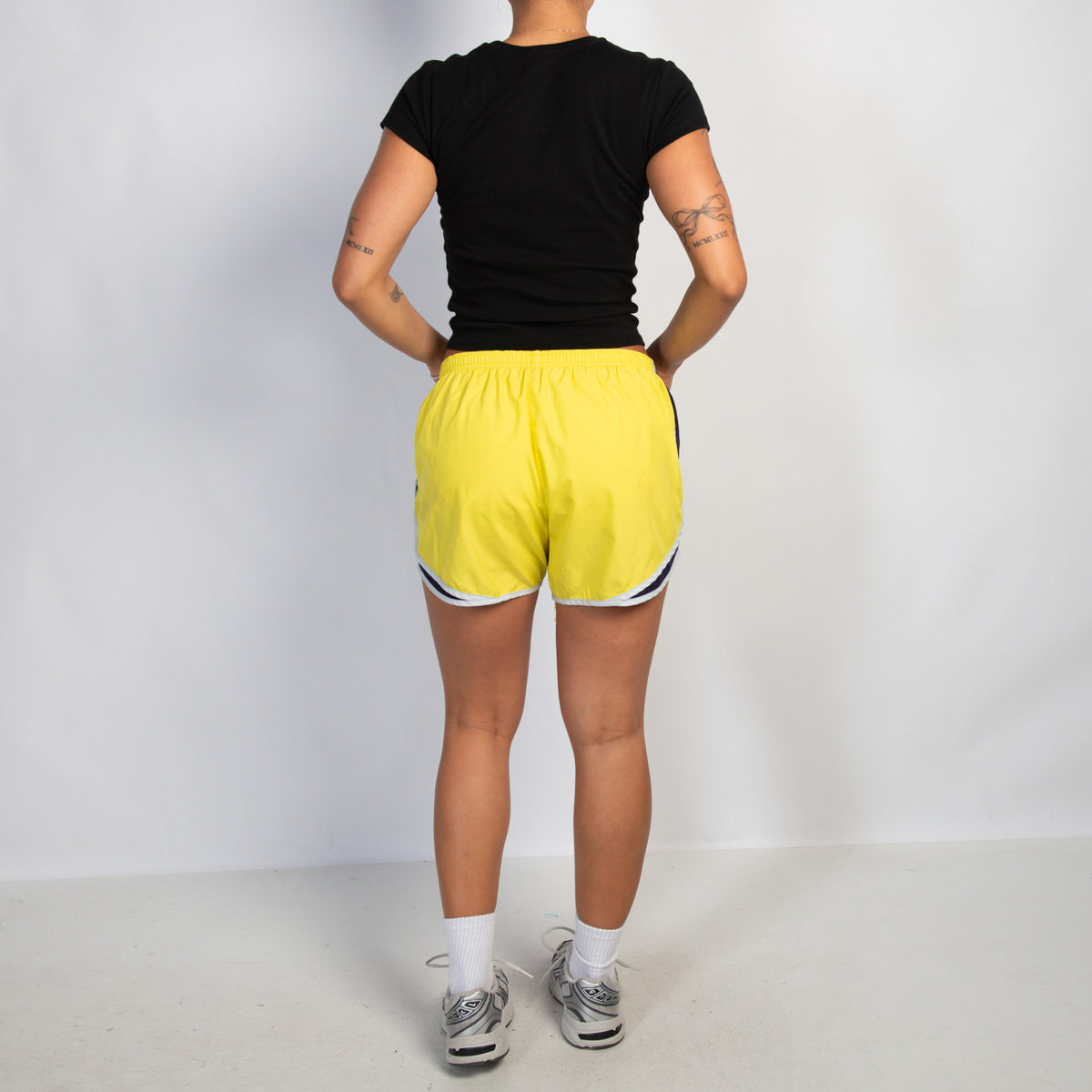 YELLOW DRI FIT SHORTS