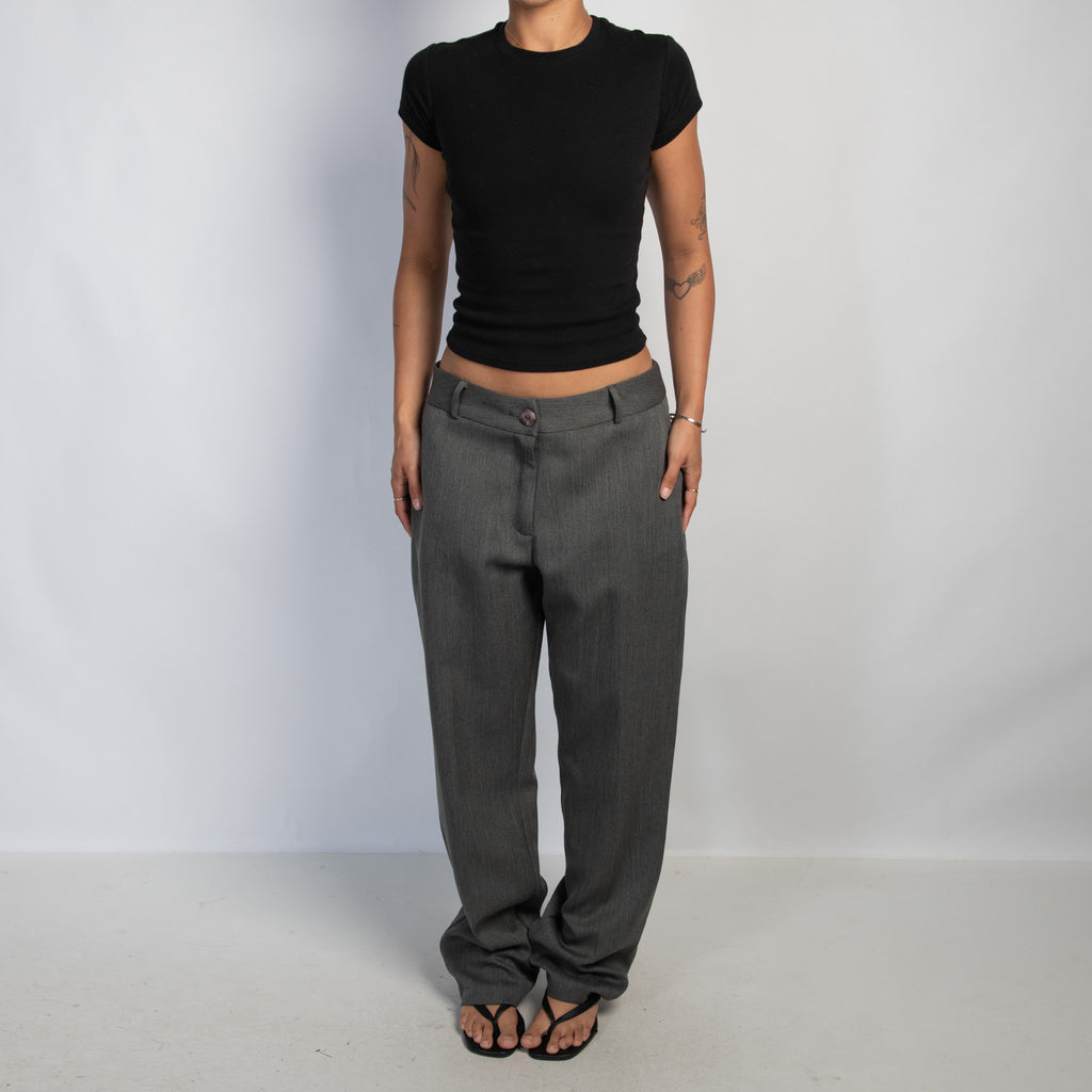 GREY MARLE TROUSERS