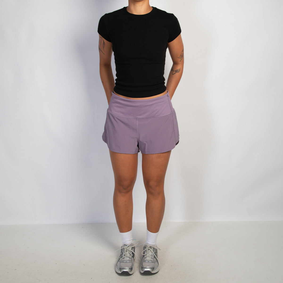 PURPLE ACTIVE SHORTS