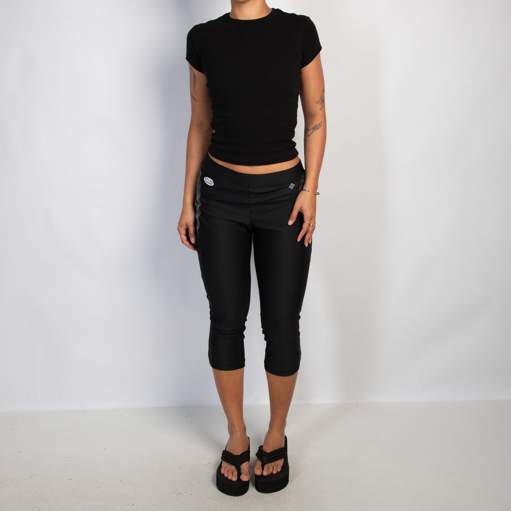 BLACK CROP TIGHTS