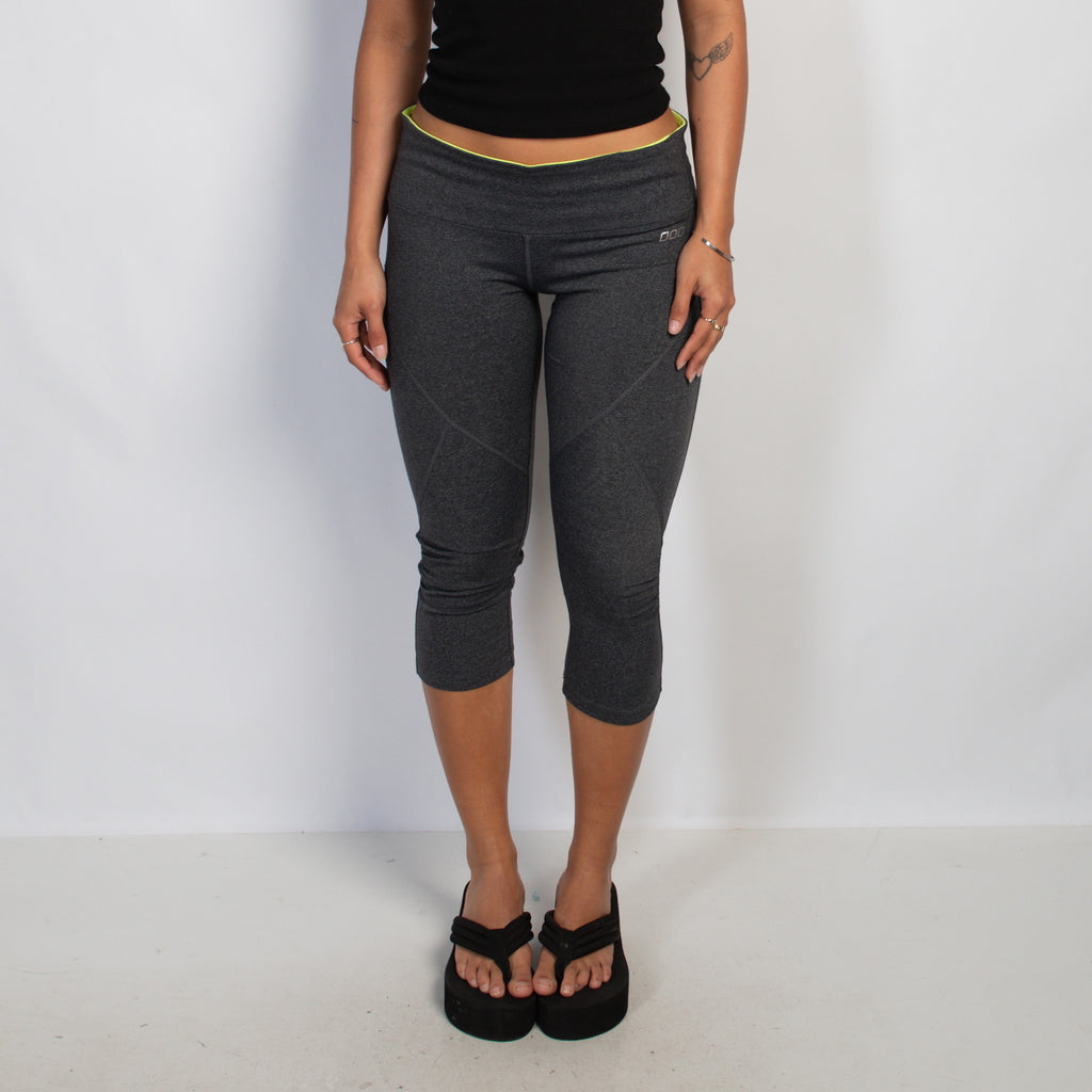 GREY MARLE CROP TIGHTS
