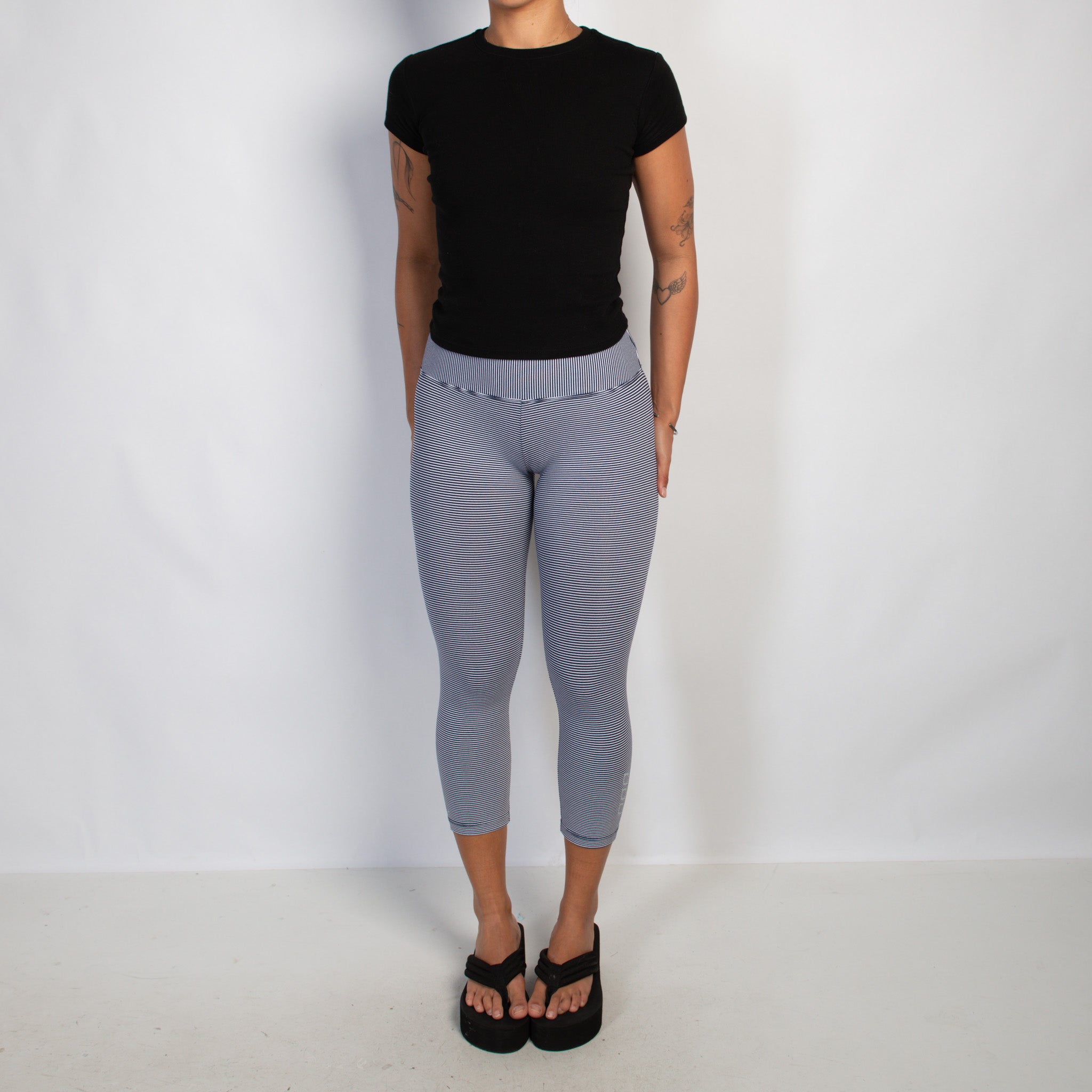 NAVY STRIPE TIGHTS