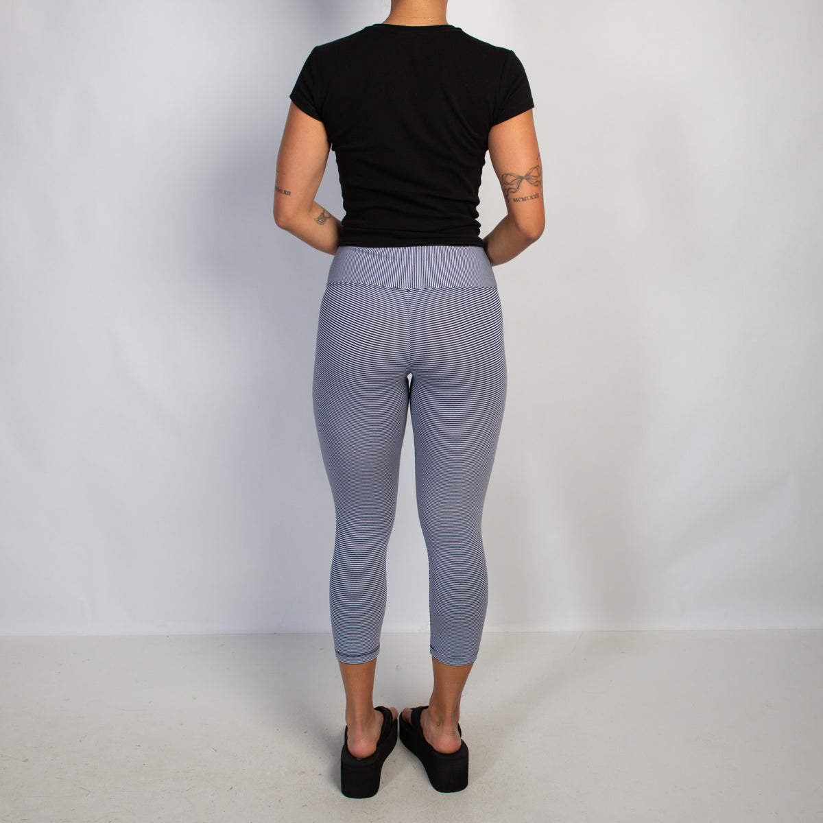 NAVY STRIPE TIGHTS