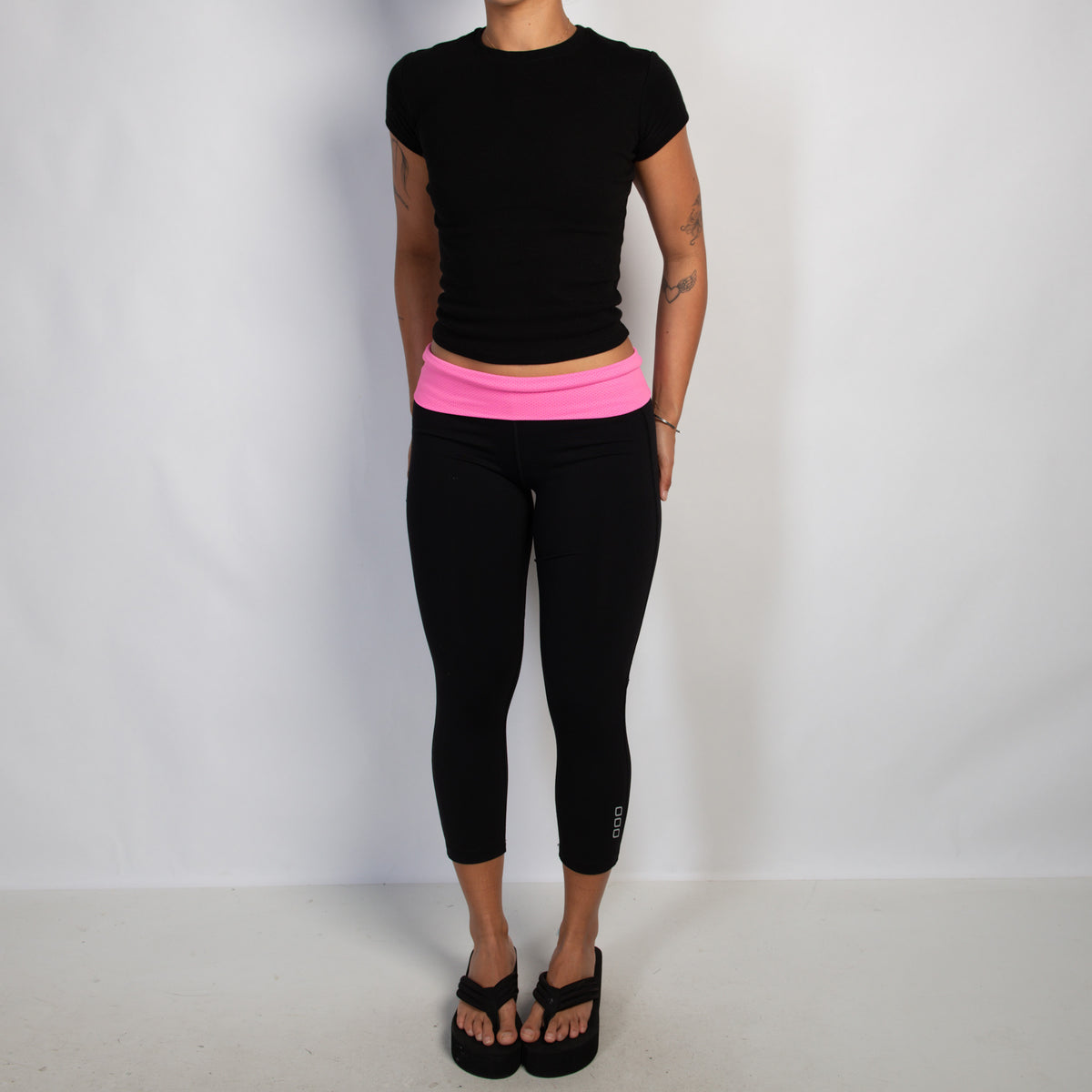 FOLD OVER CROP TIGHTS