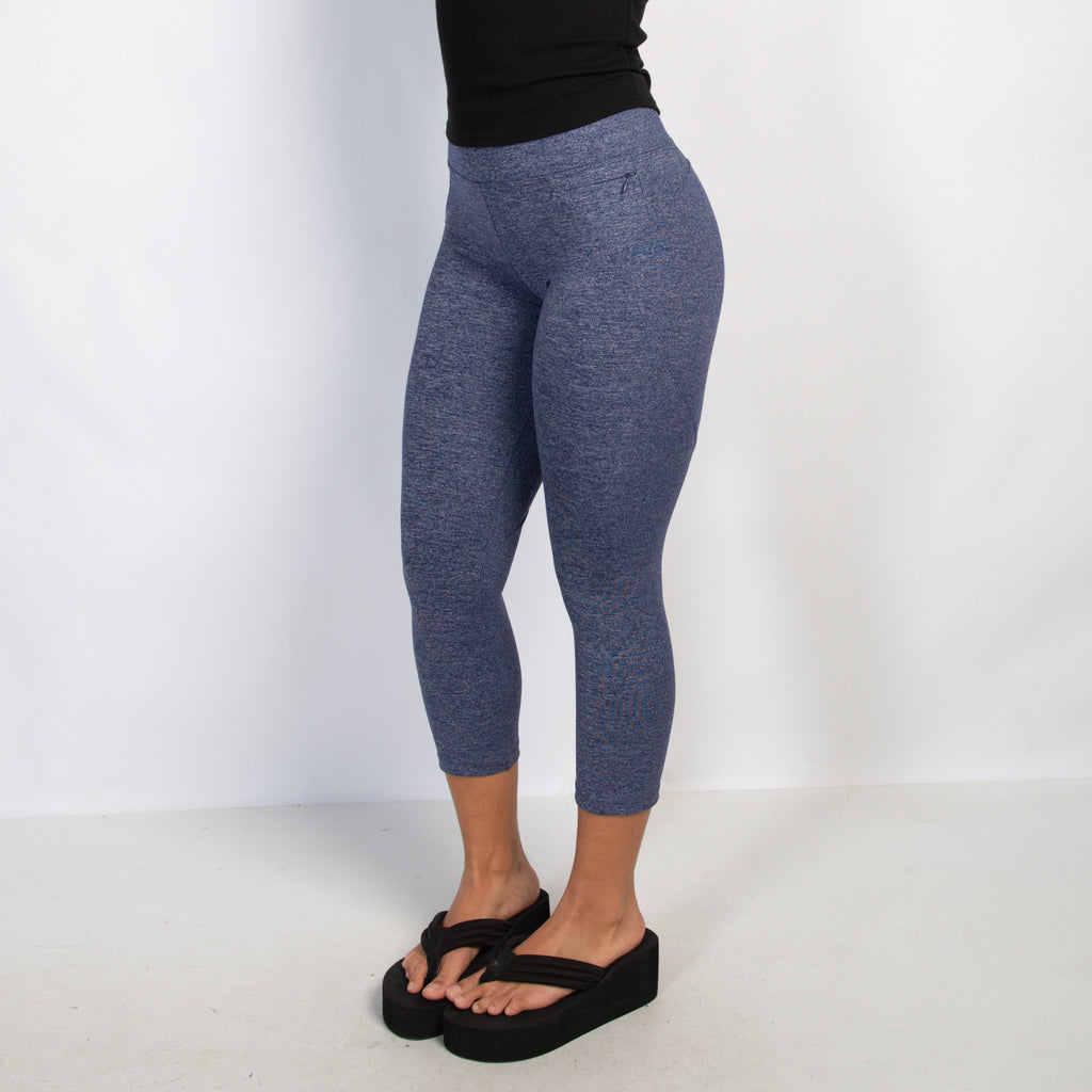 NAVY MARLE TIGHTS