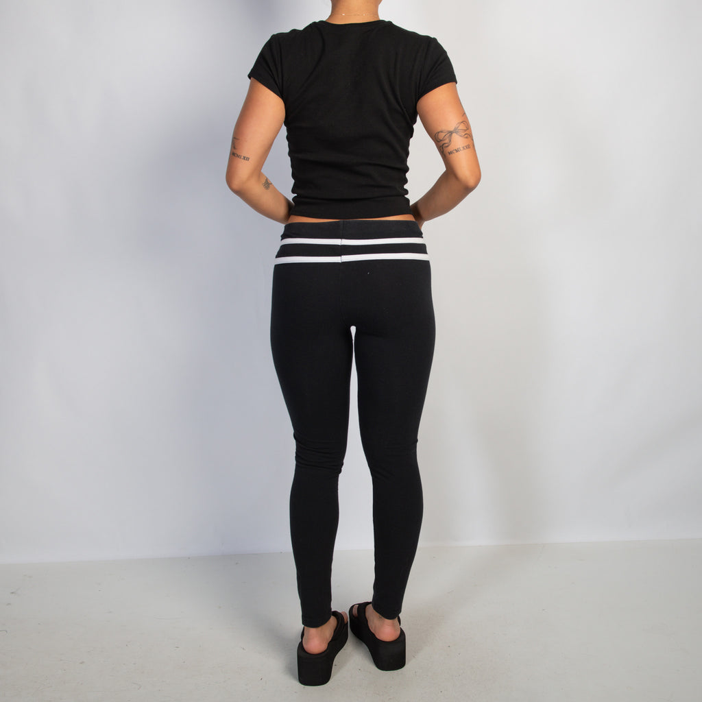 BLACK COTTON TIGHTS