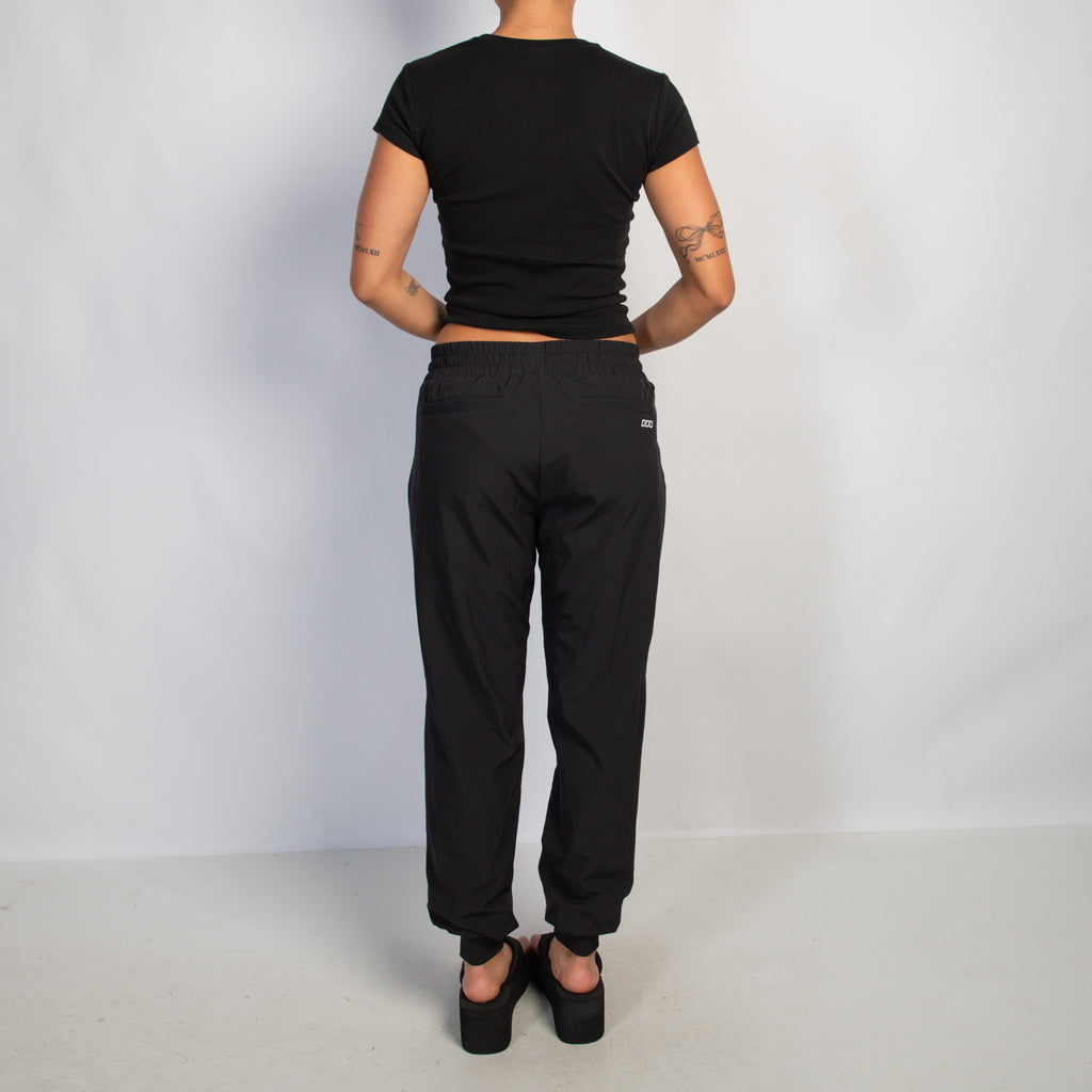 BLACK CUFF PANTS