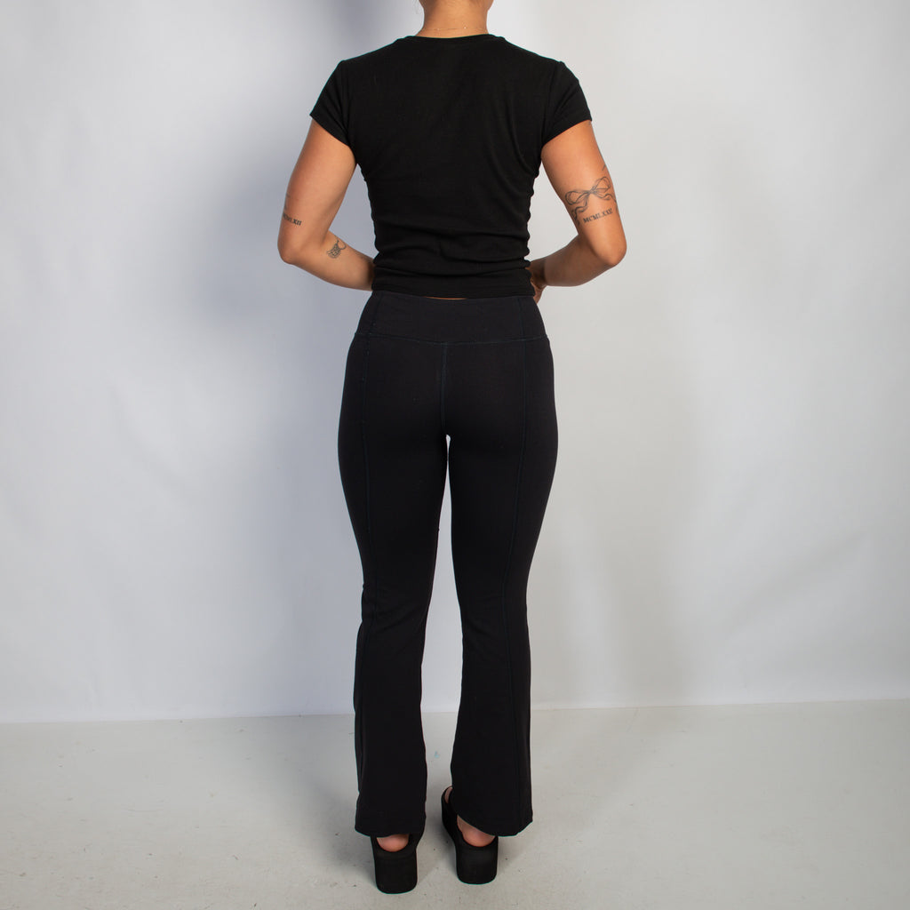 BLACK FLARE LEGGINGS