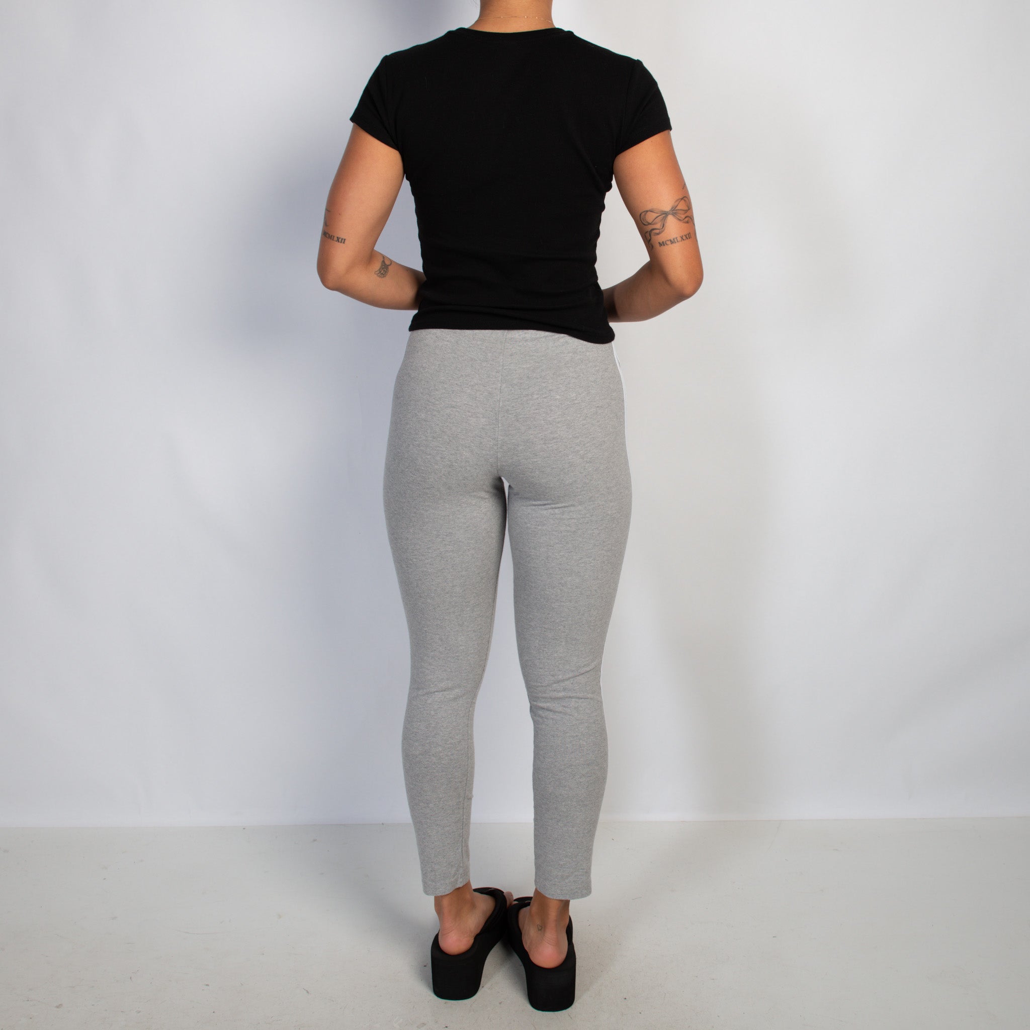 GREY COTTON TIGHTS