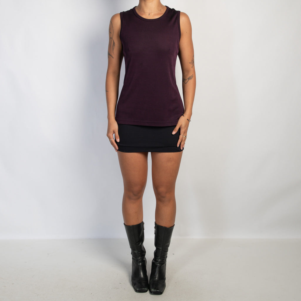 DEEP PURPLE SLEEVELESS TOP