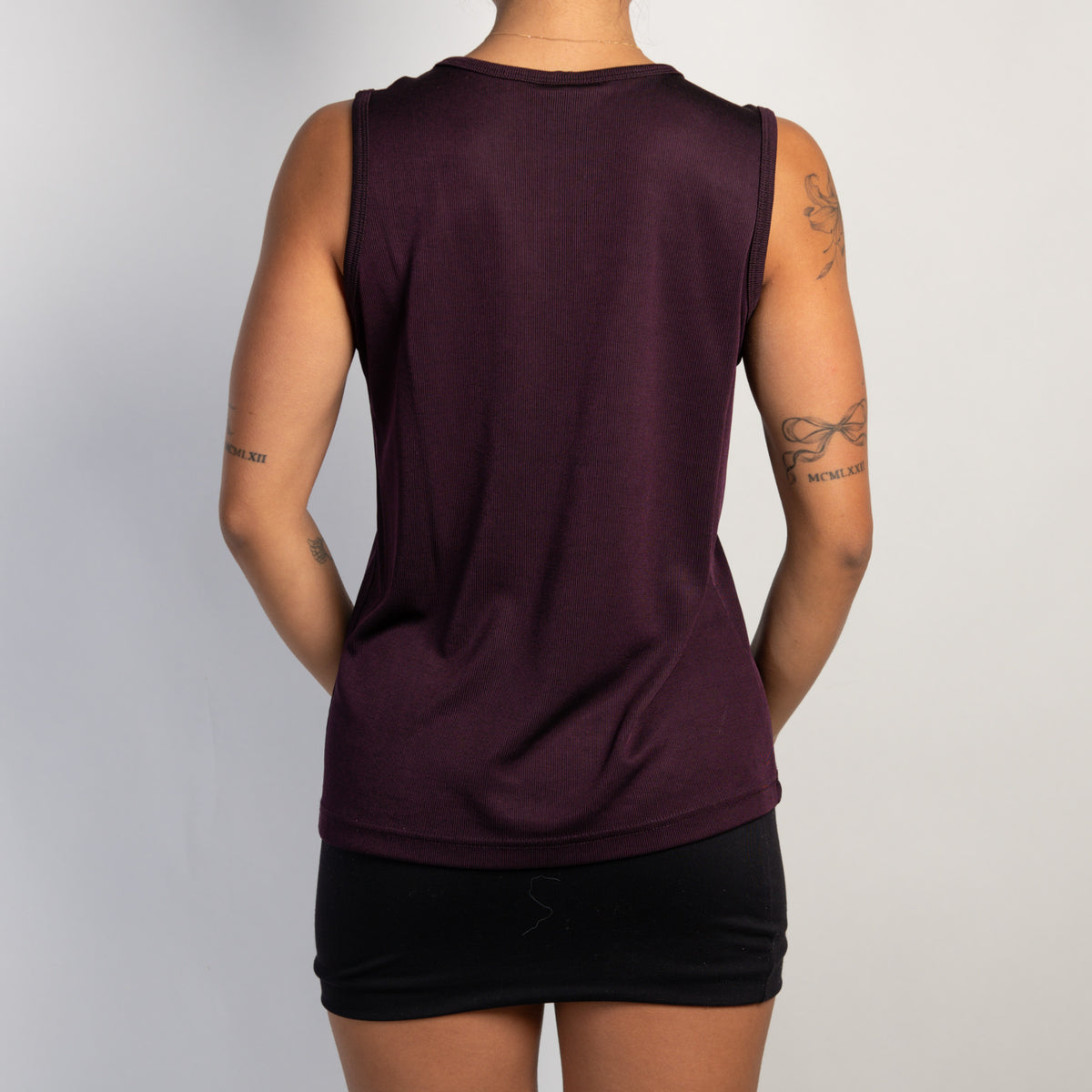 DEEP PURPLE SLEEVELESS TOP
