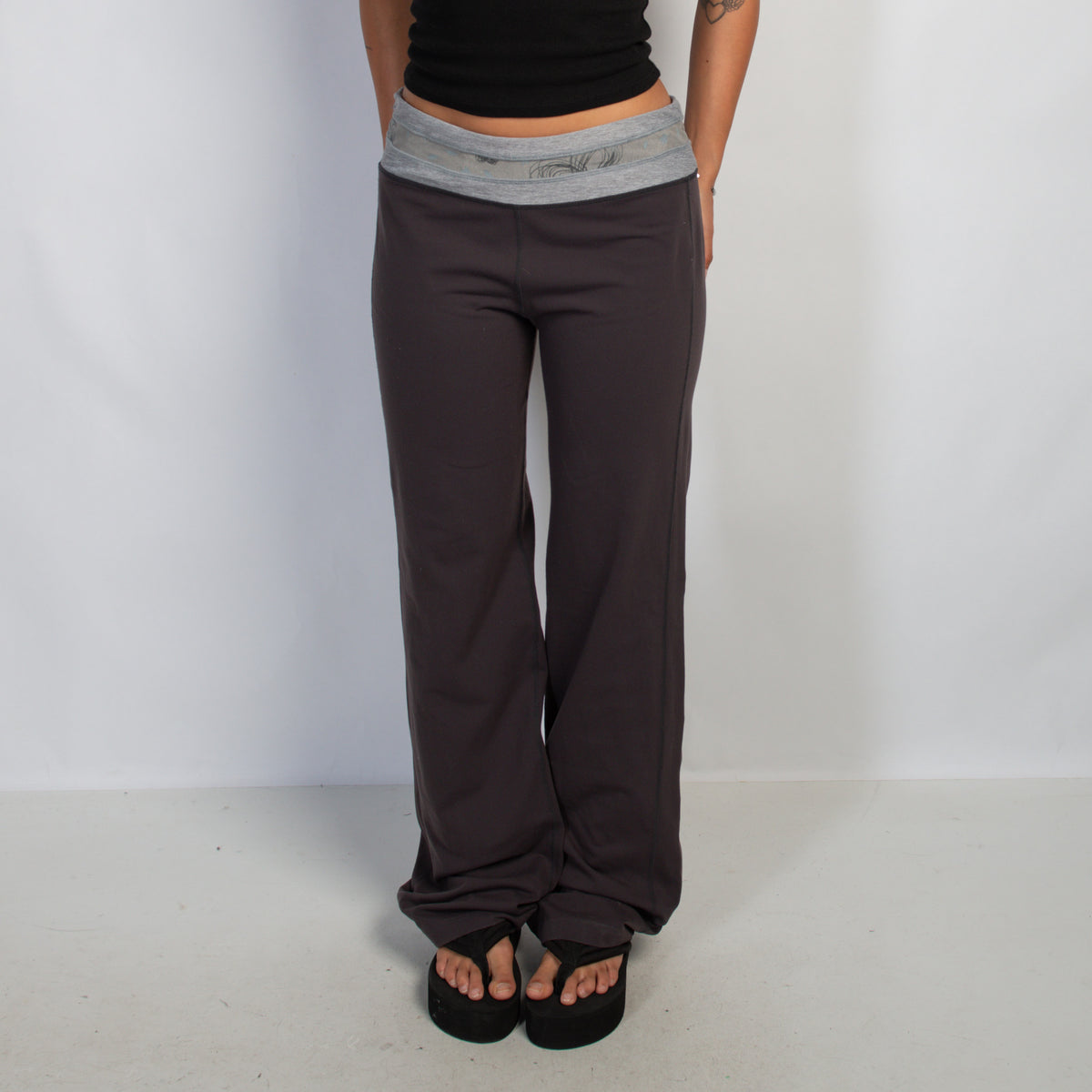 CHARCOAL FLARE TIGHTS