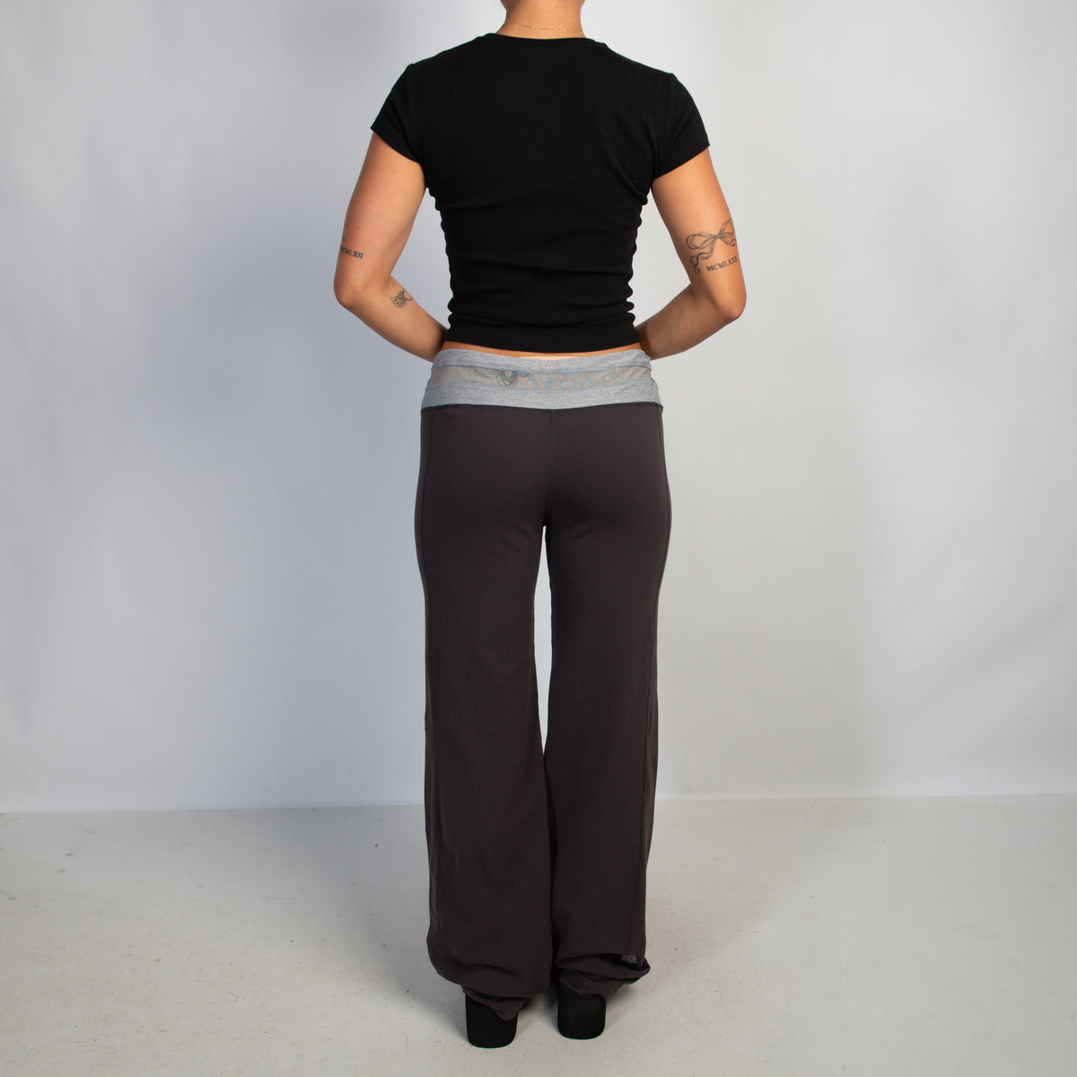 CHARCOAL FLARE TIGHTS