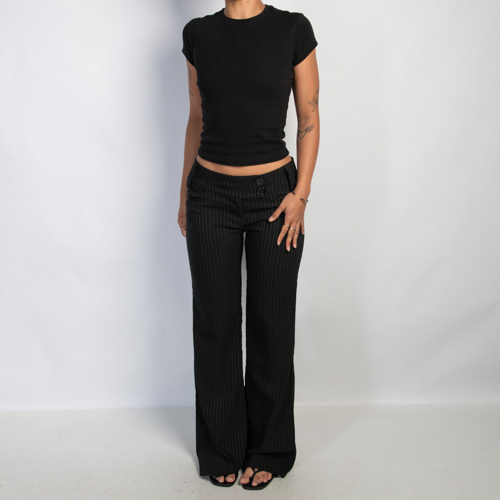 STRIPE BOOTCUT PANTS