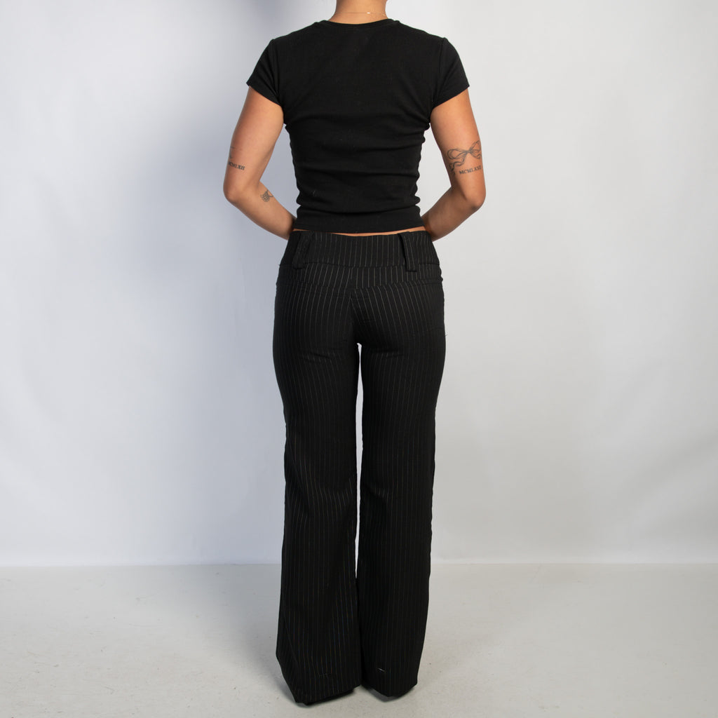 STRIPE BOOTCUT PANTS