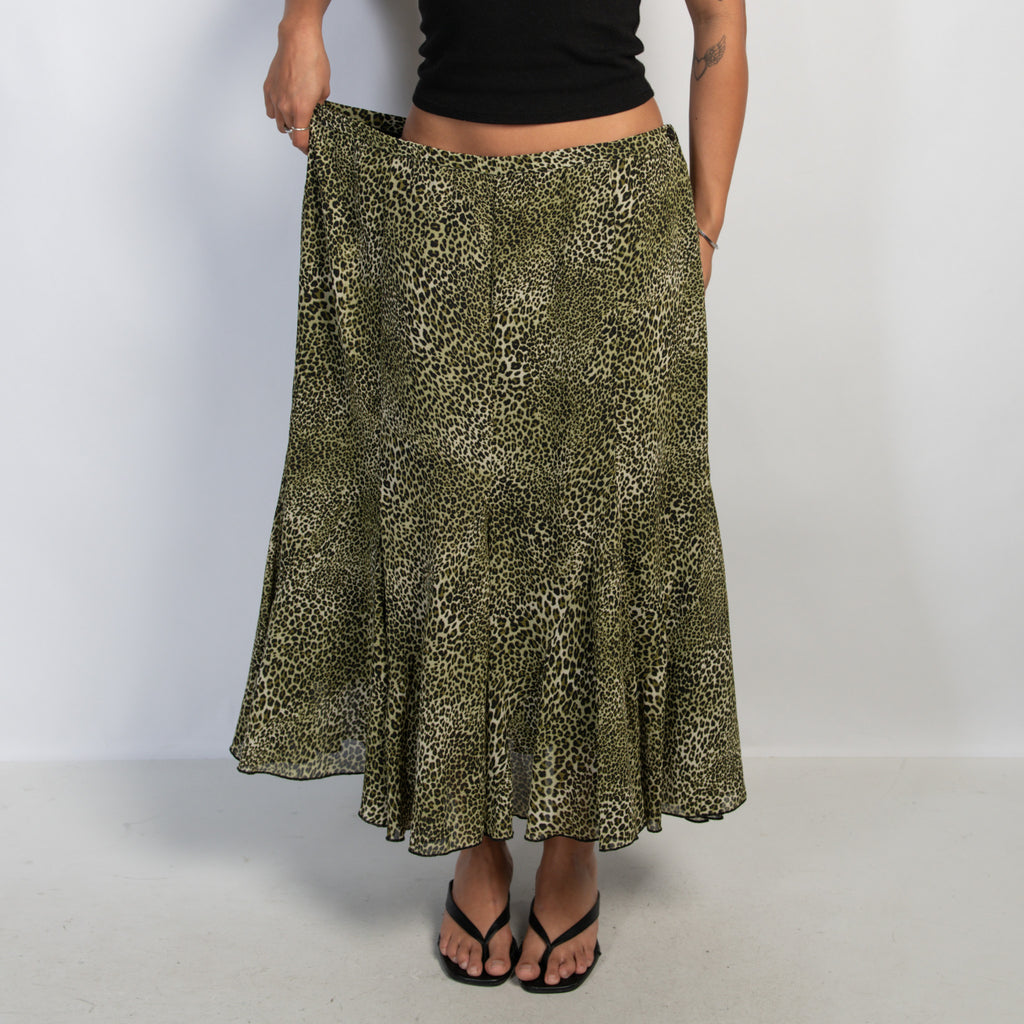 ANIMAL PRINT SKIRT