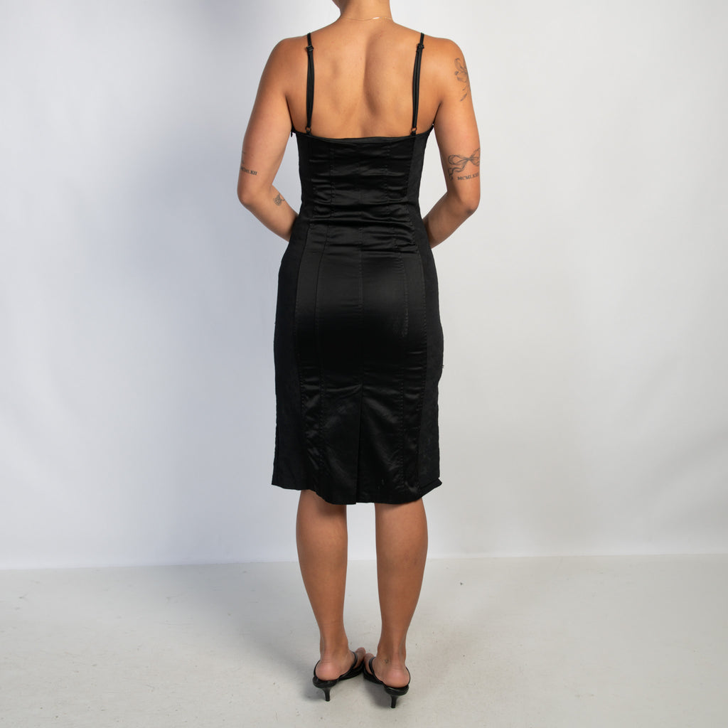 BLACK BODYCON DRESS