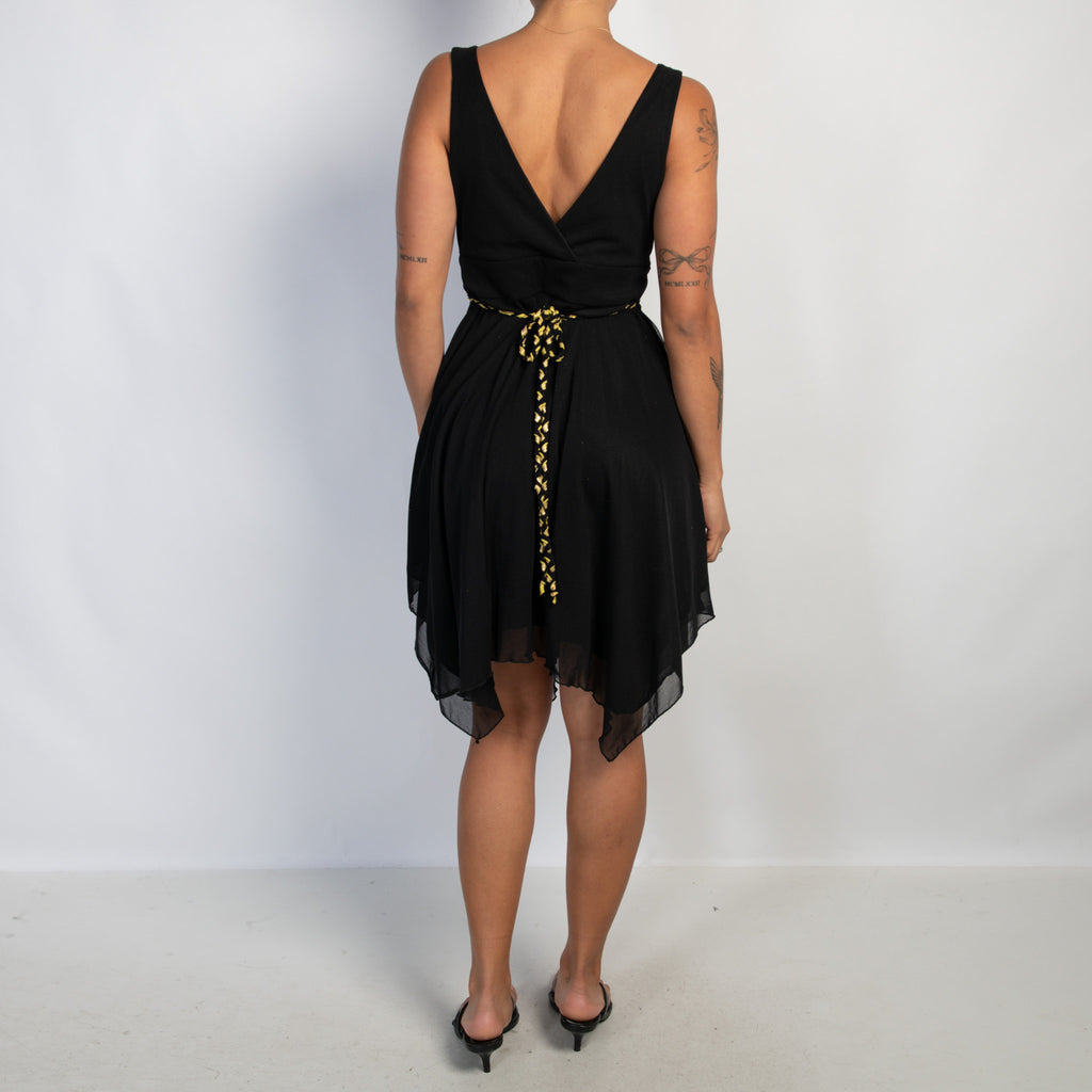 BLACK MESH DRESS
