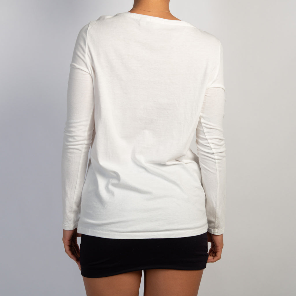 CREAM PUFF PRINT TOP