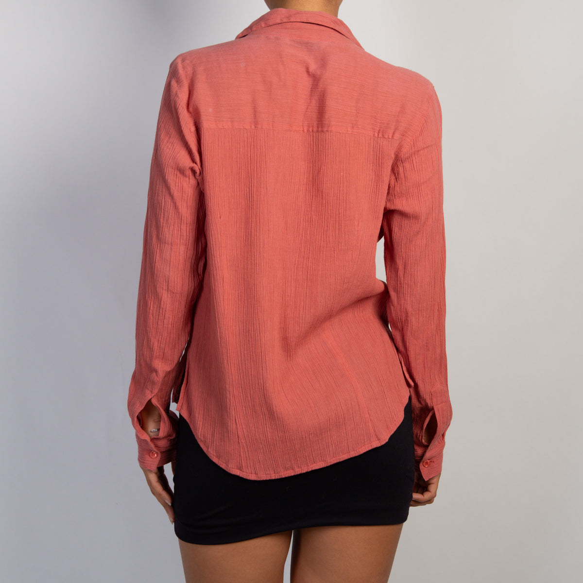 ROSE PINK TEXTURED BLOUSE