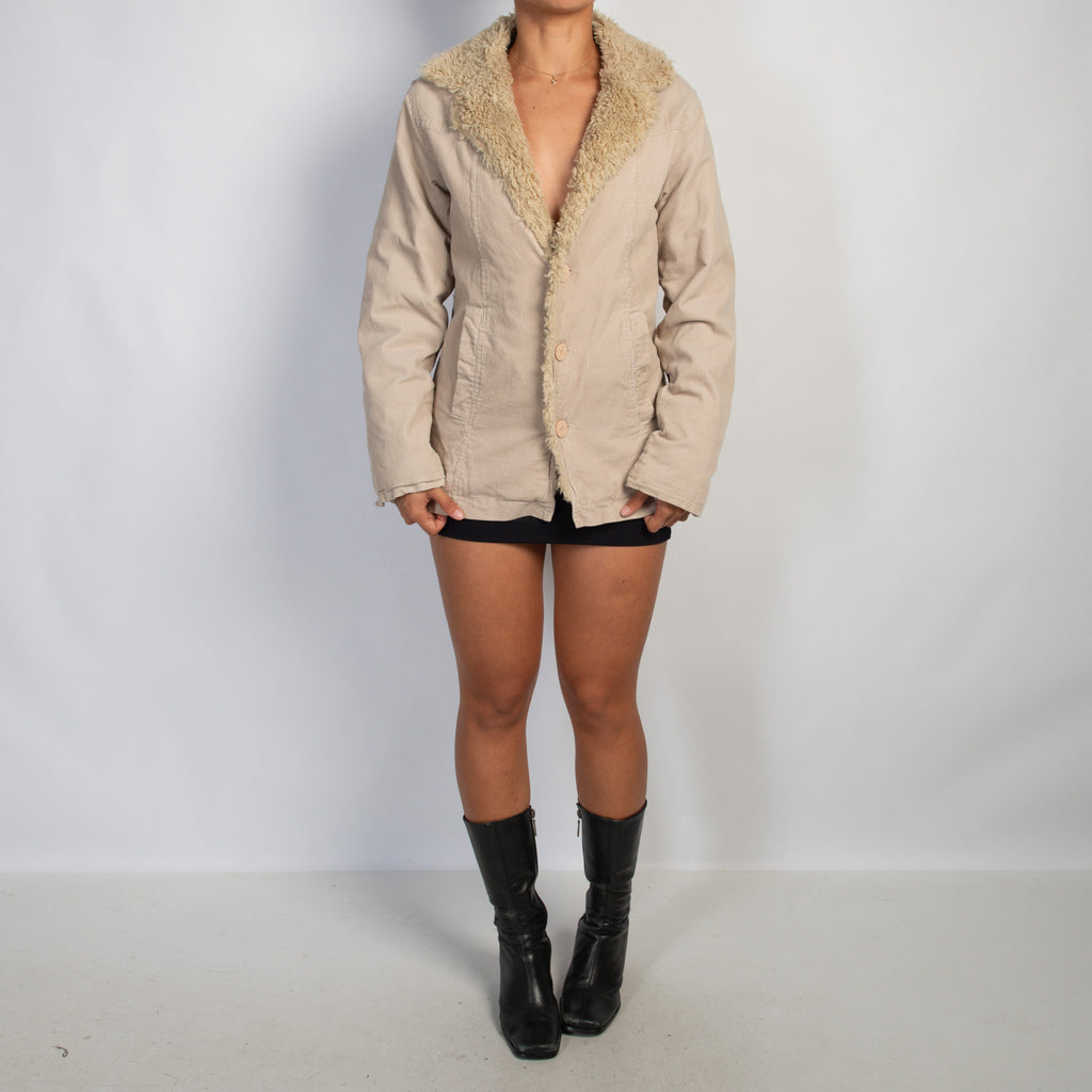 CREAM CORDUROY JACKET