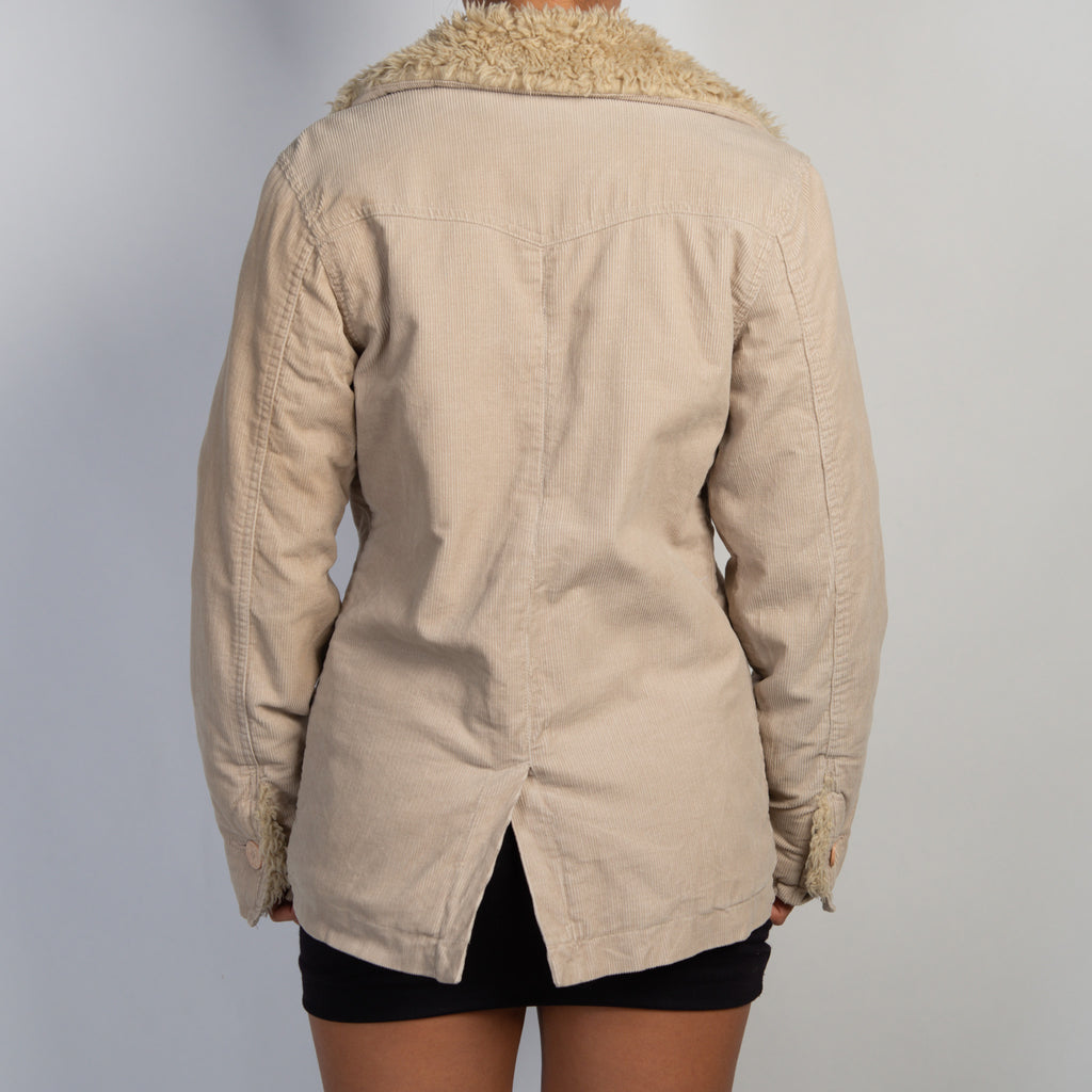 CREAM CORDUROY JACKET