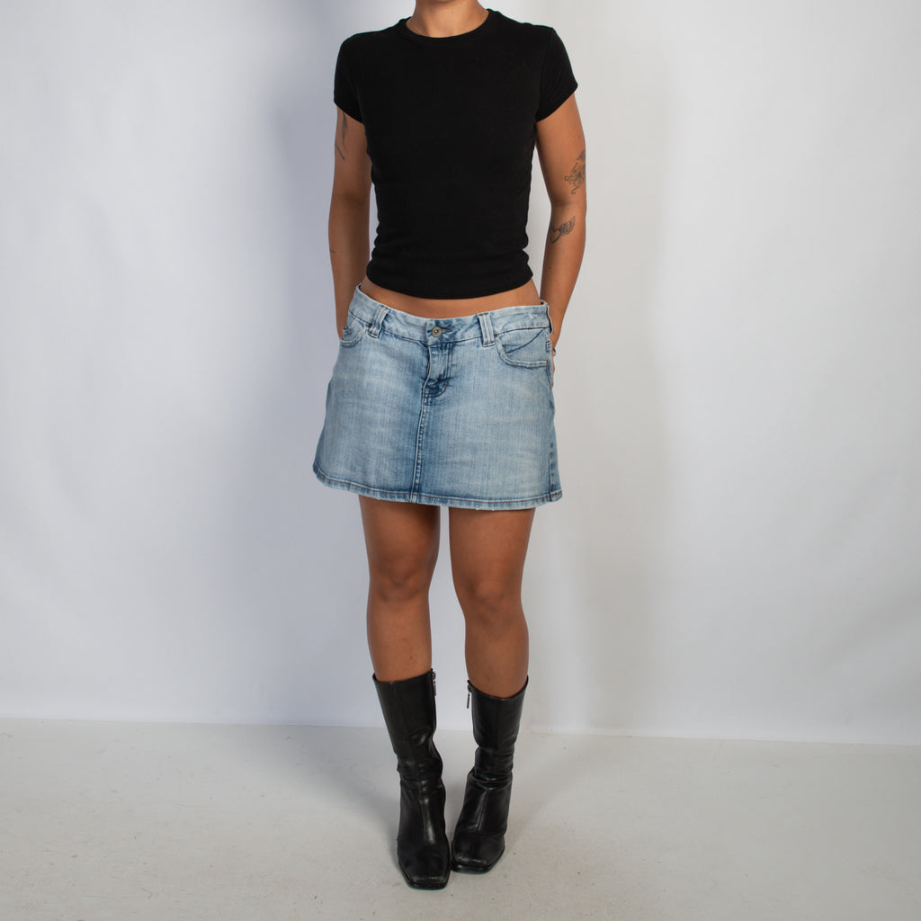 DENIM MINI SKIRT