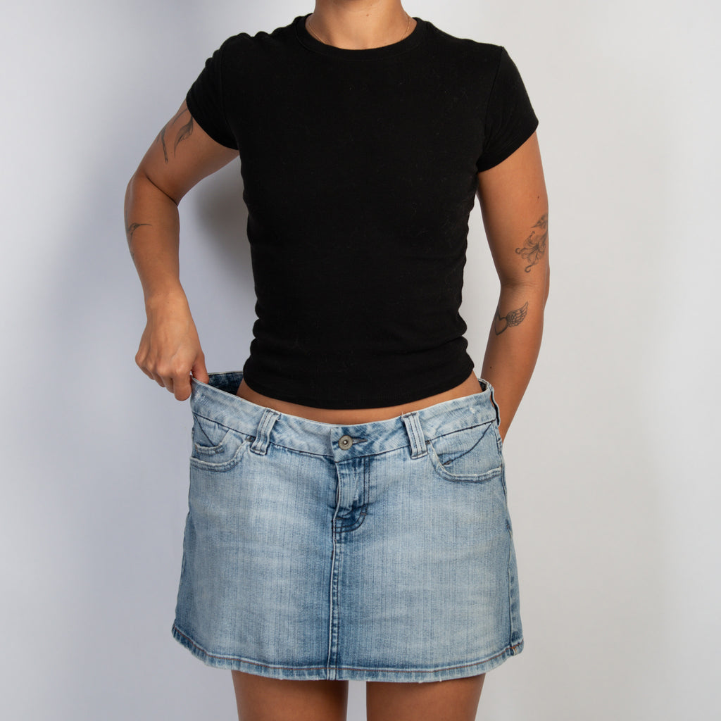 DENIM MINI SKIRT