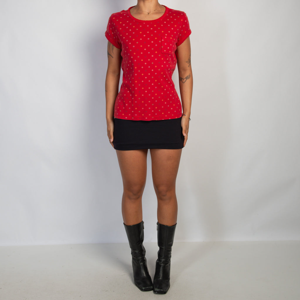 RED POLKA DOT TSHIRT